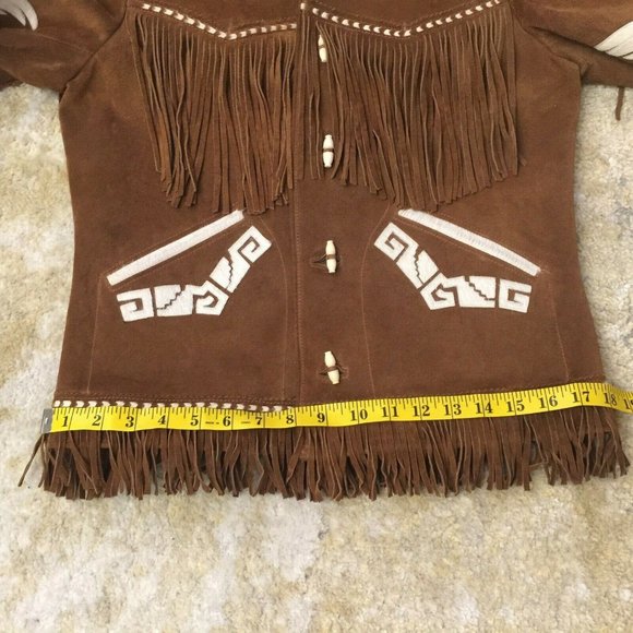 Ralph Lauren Western Eagle Suede Jacket Women M - Picture 6 of 9